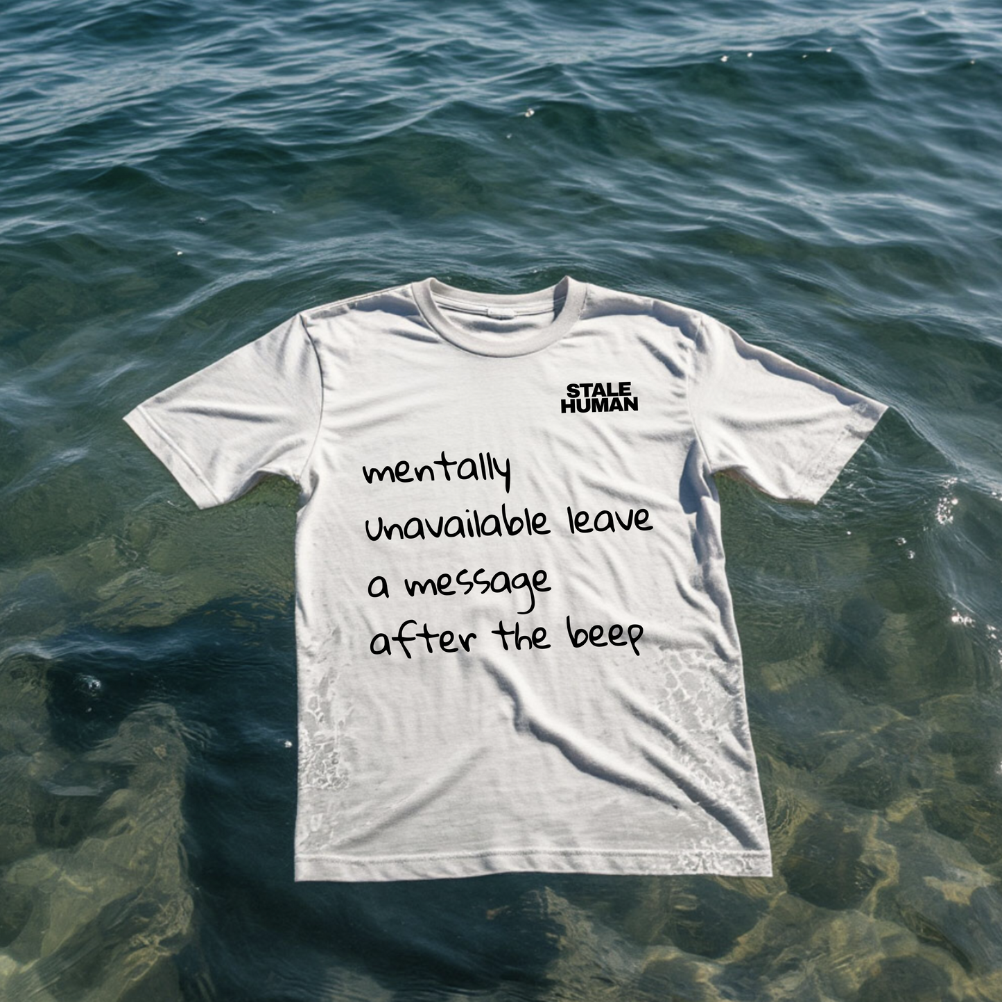 Unisex T-shirt | mentally unavailable leave a message after the beep
