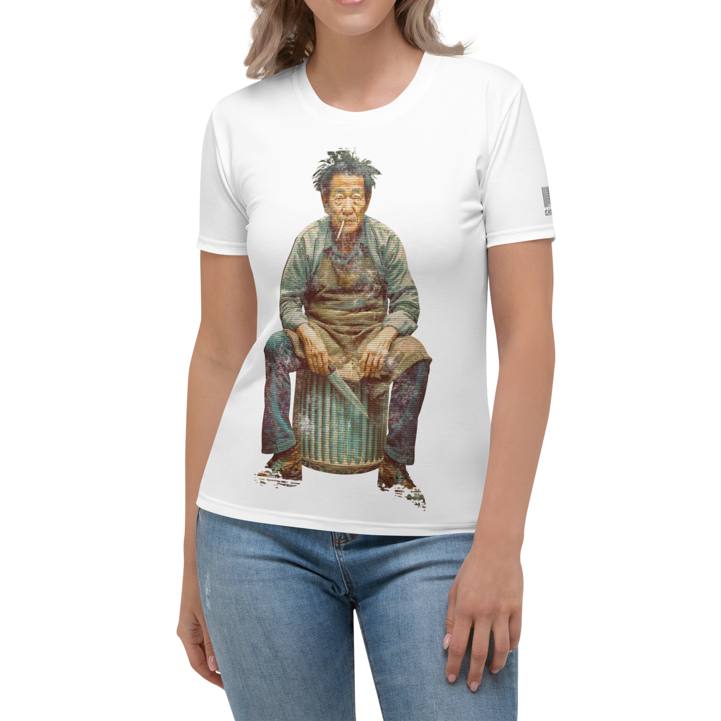 stalehuman™ women’s tee shirt • szechuan palace print 00.6