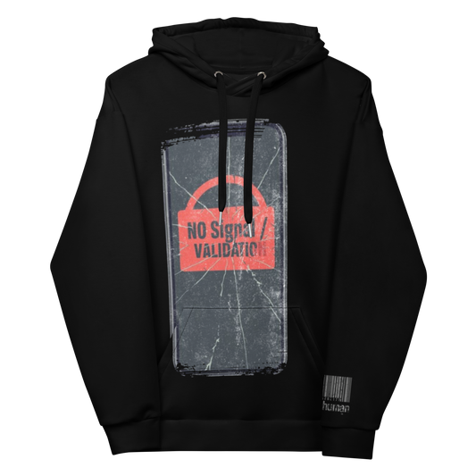 stalehuman™ unisex hoodie • no signal print 01.0