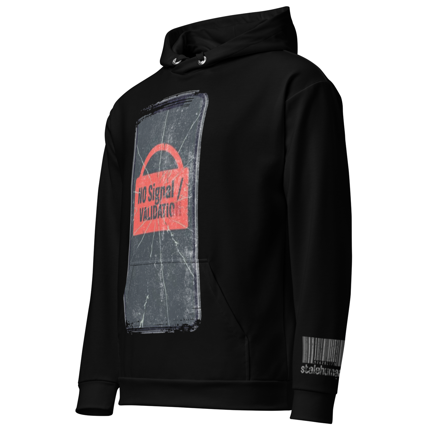 stalehuman™ unisex hoodie • no signal print 01.0
