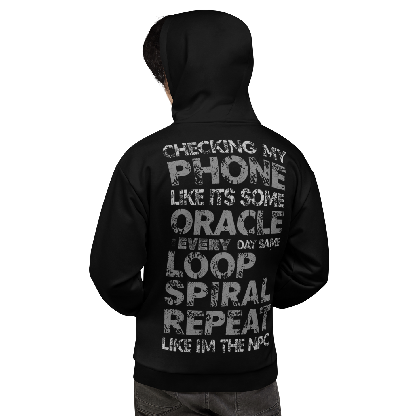 stalehuman™ unisex hoodie • no signal print 01.0