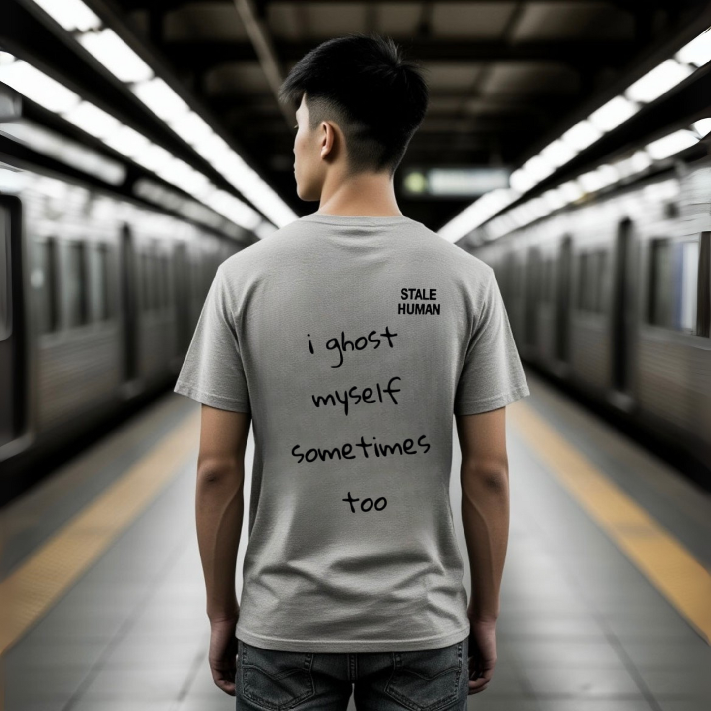 Men's T-shirt | i ghost myself sometimes too II