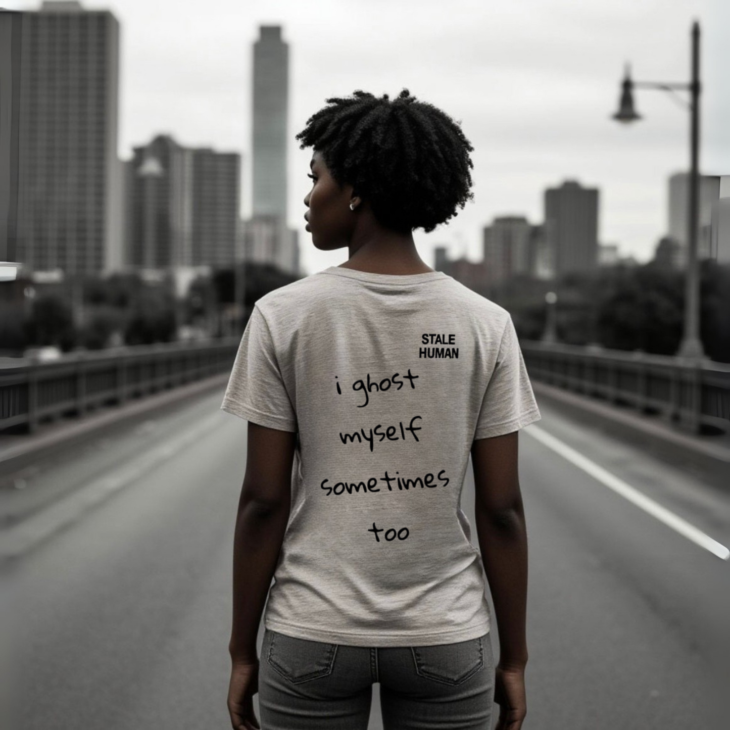 Women's T-shirt | i ghost myself sometimes too II