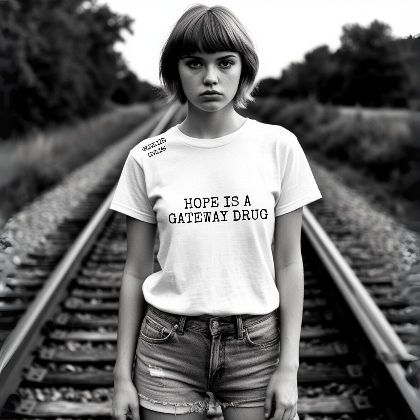 Women's T-shirt | HOPE IS A GATEWAY DRUG