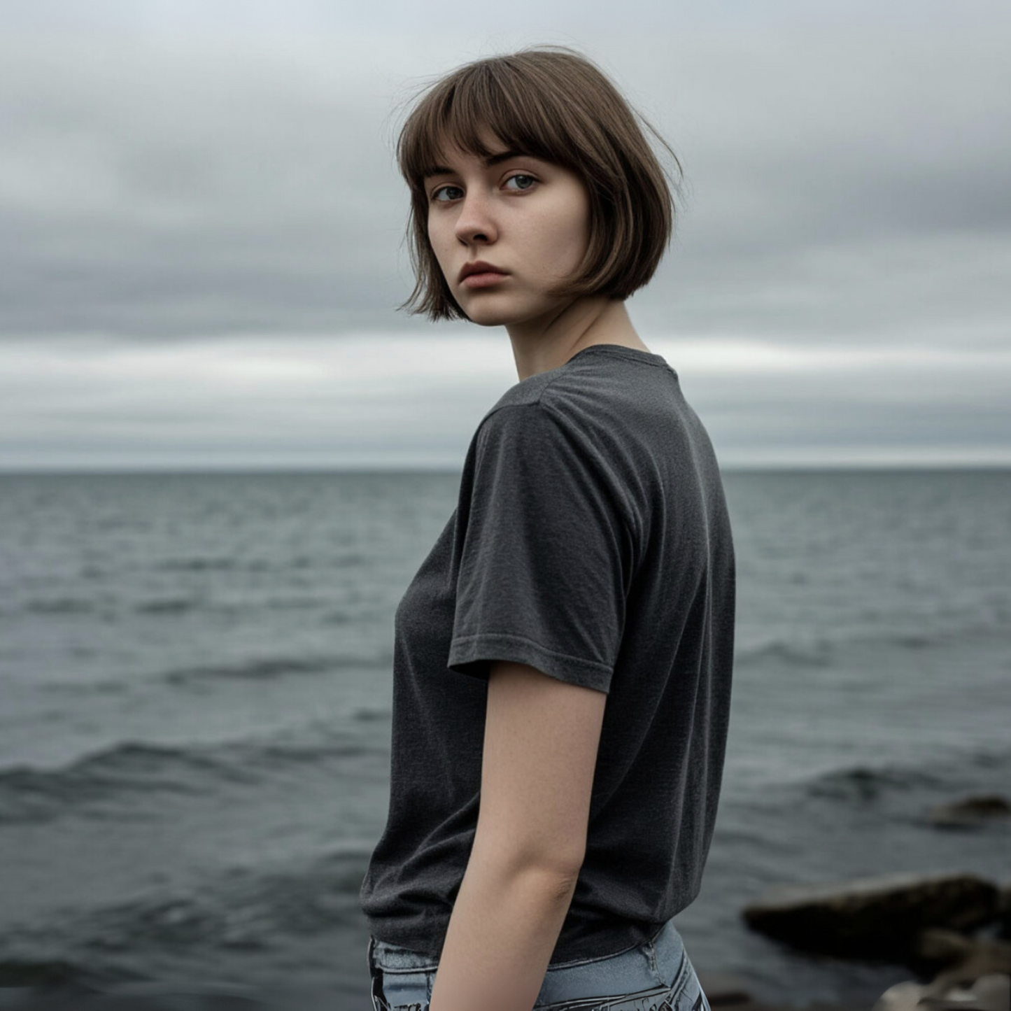 Women's T-shirt | LOVE IS A SCAM WITH GOOD MARKETING