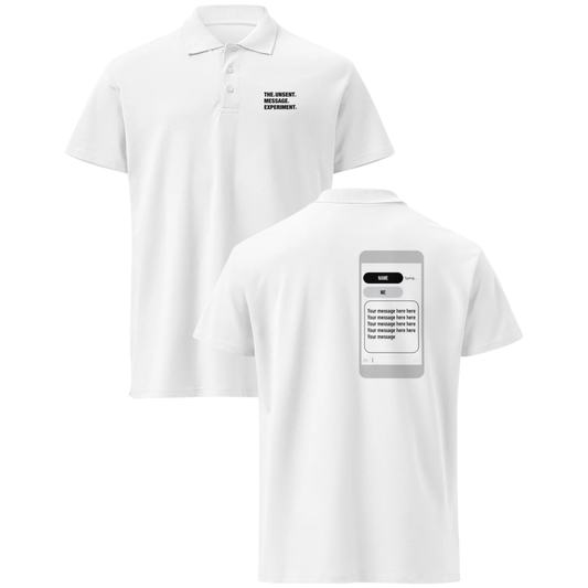 UNSENT MESSAGE ™ Unisex Urban Polo Shirt | CREATE YOUR OWN #34