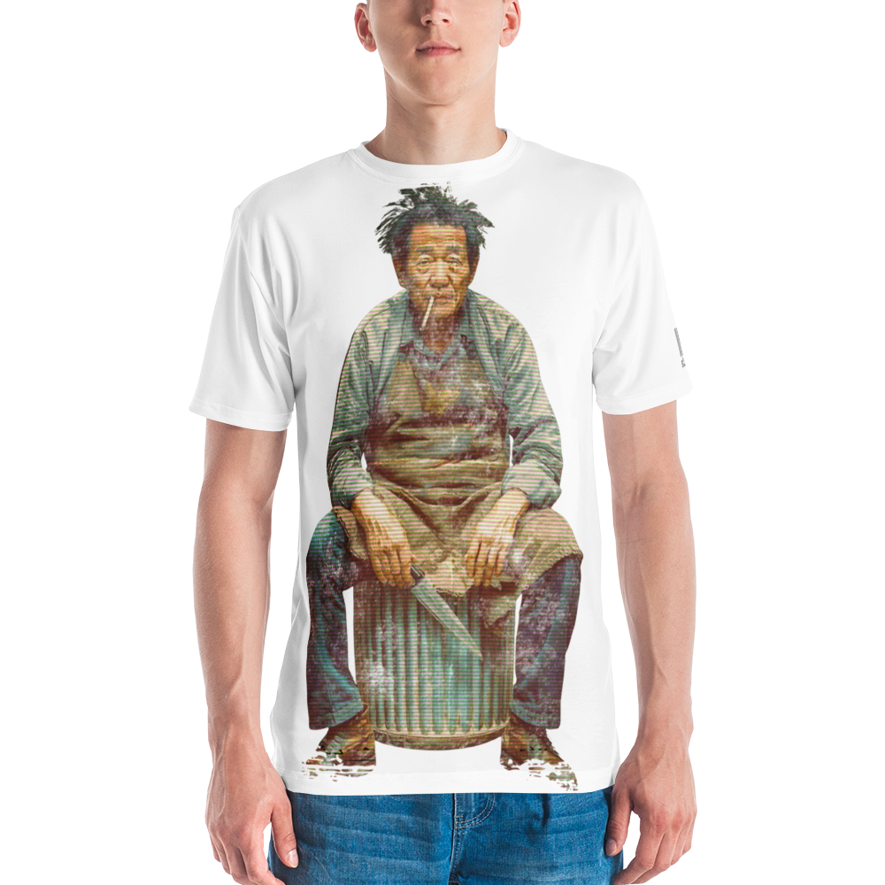 stalehuman™ men’s tee shirt • szechuan palace print 00.5