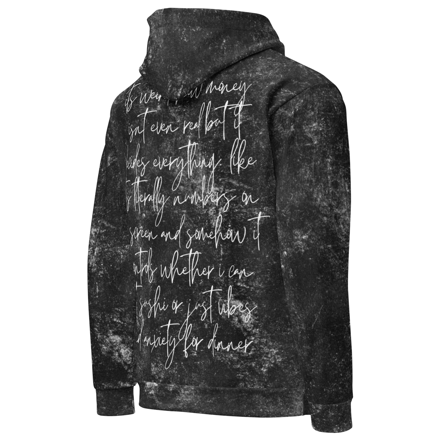 unlewd™ unisex hoodie • money isnt real print 00.1