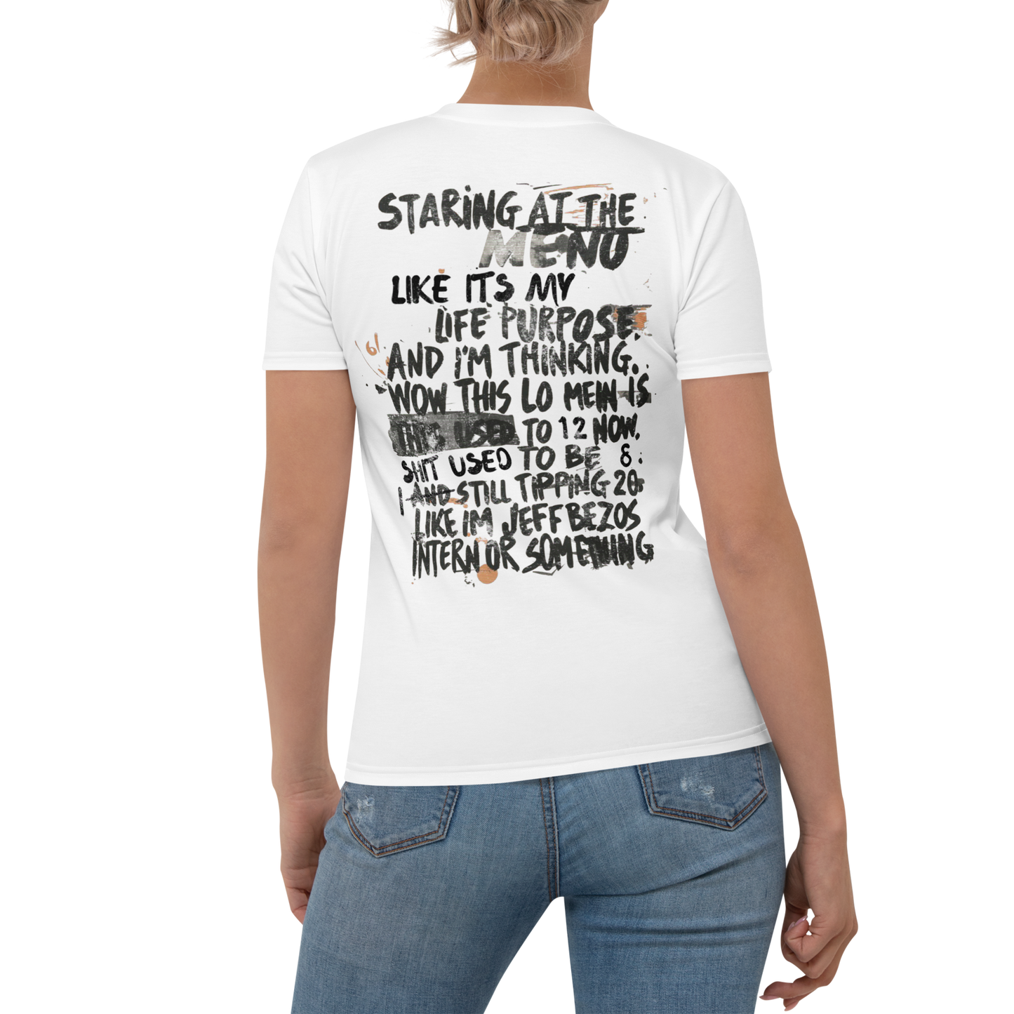 stalehuman™ women’s tee shirt • szechuan palace print 00.6