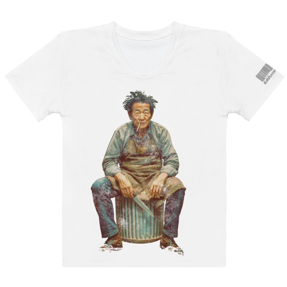 stalehuman™ women’s tee shirt • szechuan palace print 00.6