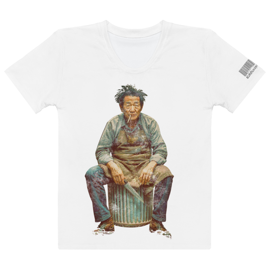 stalehuman™ women’s tee shirt • szechuan palace print 00.6