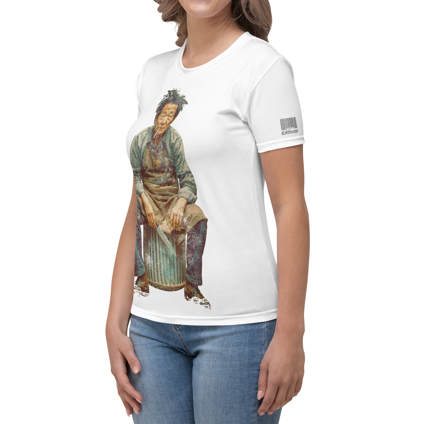 stalehuman™ women’s tee shirt • szechuan palace print 00.6